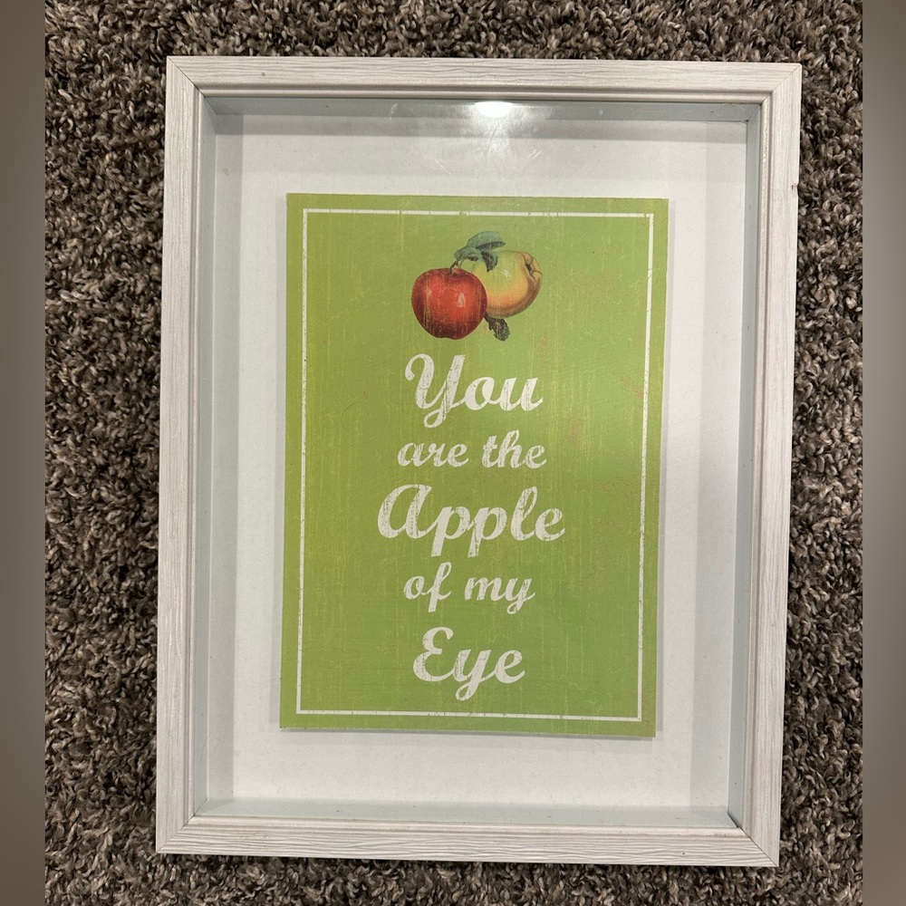 You are the Apple of my Eye Decor